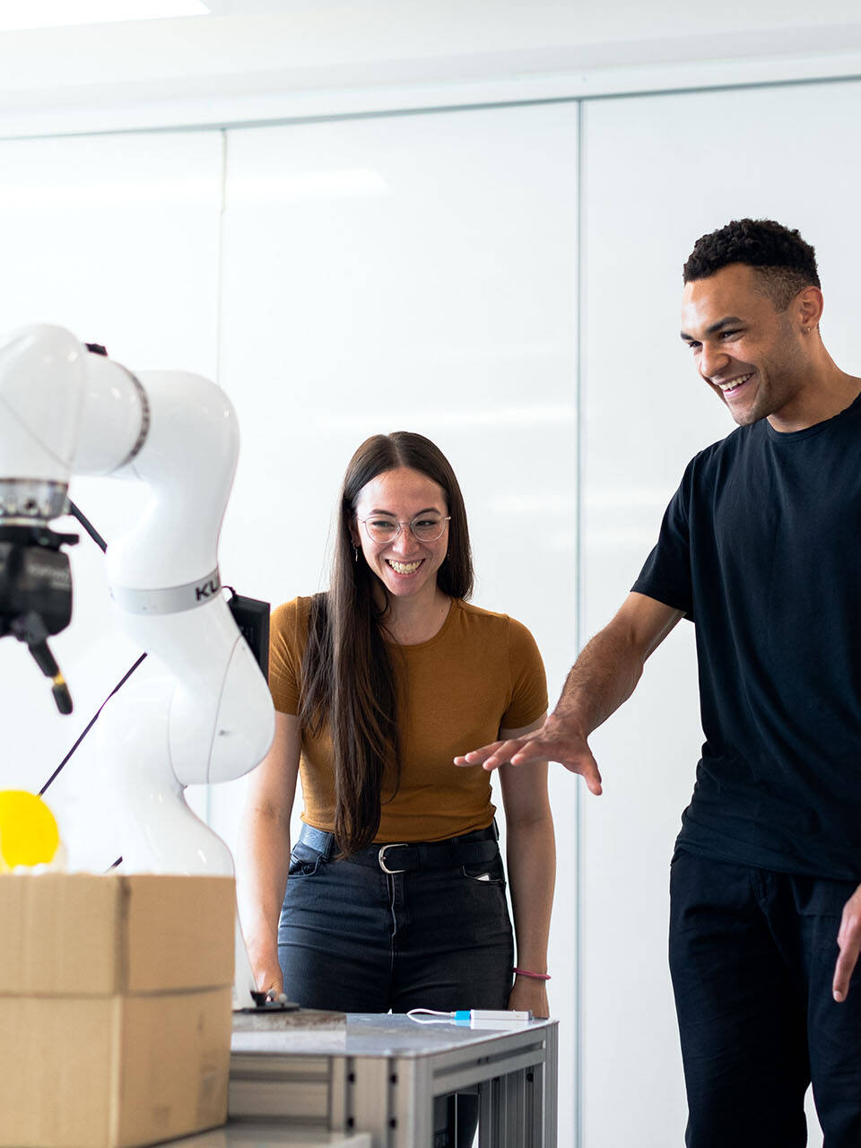 Simplyai Sydney business intelligence engineers developing robotic arm