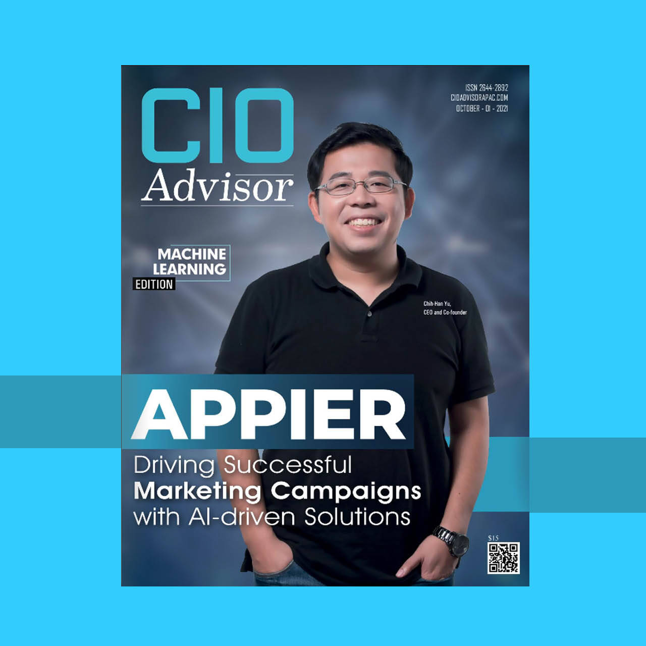 Simplyai Sydney CIO advisor magazine cover 2021 top 10 machine learning provider