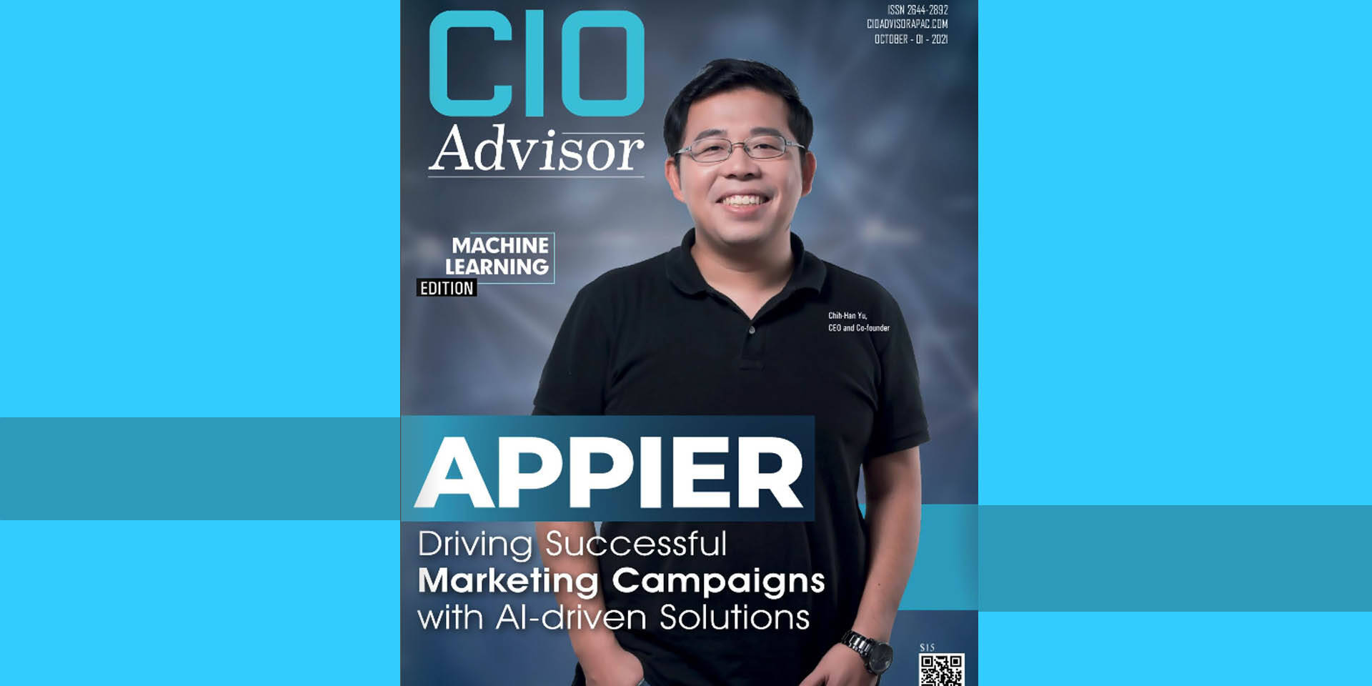 Simplyai Sydney CIO advisor magazine cover 2021 top 10 machine learning provider